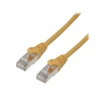 MCL 5m Cat6a F/UTP câble de réseau Jaune F/UTP (FTP)