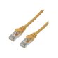 MCL 5m Cat6a F/UTP câble de réseau Jaune F/UTP (FTP)