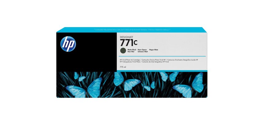 HP 771C - matte black - original - ink cartridge