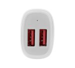 StarTech.com Chargeur de voiture USB à 2 ports - Haute puissance (24 W/4,8 A) - Blanc