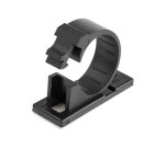 StarTech.com 100 Pinces Attache Câbles Adhésives Noir, Organiseur Câbles Réseau/Ethernet/Bureau/Ordinateur, Range Câbles Bureau Autocollant, Pince Nylon Autocollante Ignifugée UL/94V-2