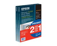 Epson premium glossy photo paper - 10x15cm - 2x 40 sheets