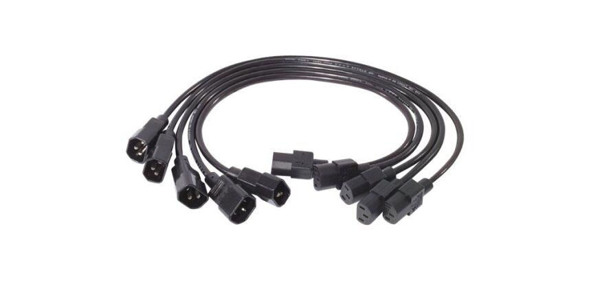 APC NetShelter - Cordon d'alimentation - Prises C14 et C13 - 0,6m - Professionnels