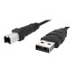 Belkin USB A/B 1.8m câble USB USB 2.0 1,8 m USB B Gris