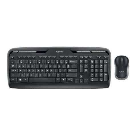 Logitech Wireless Combo MK330 clavier Souris incluse Bureau USB AZERTY Français Noir