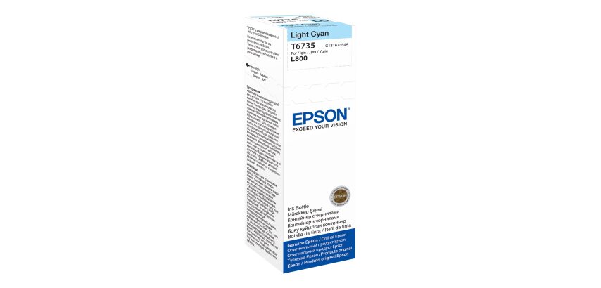 Epson T6735 Light Cyan ink bottle 70ml