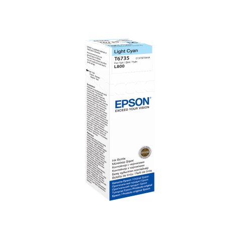 Epson T6735 Light Cyan ink bottle 70ml