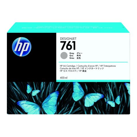 HP 761 cartouche d'encre DesignJet grise, 400 ml