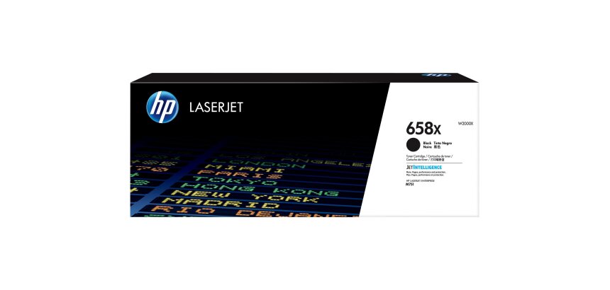 HP 658X Schwarz Original LaserJet Tonerkartusche mit hoher Reichweite