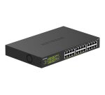 NETGEAR GS324P Non-géré Gigabit Ethernet (10/100/1000) Connexion Ethernet, supportant l'alimentation via ce port (PoE) 1U Noir