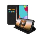 DLH Etui folio noir porte cartes avec rabat pour Samsung Galaxy A52 (SM-A525) et Galaxy A52 5g (SM-A526)