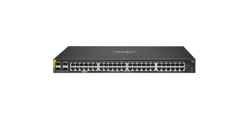 HPE Aruba Networking CX 6100 48G Class4 PoE 4SFP+ 370W Switch