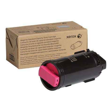 Xerox Cartouche de toner Magenta de Capacité standard Imprimante couleur ® VersaLink® C600?/?multifonctions ® VersaLink® C605 (6000 pages) - 106R03897