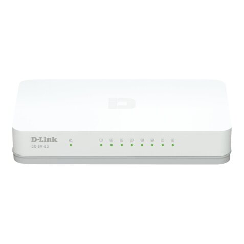 D-Link GO-SW-8G/E commutateur réseau Non-géré Gigabit Ethernet (10/100/1000) Blanc