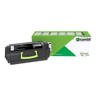 Lexmark 622HE - à rendement élevé - noir - original - cartouche de toner - Entreprise Lexmark