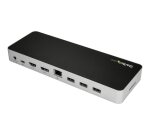 StarTech.com Station d'Accueil USB C - Double Écran HDMI & DisplayPort 4K 30Hz - Dock USB Type-C pour PC Portable 60W PD, SD, Hub 4 ports USB-A 3.0, GbE, Audio - Compatible Thunderbolt 3