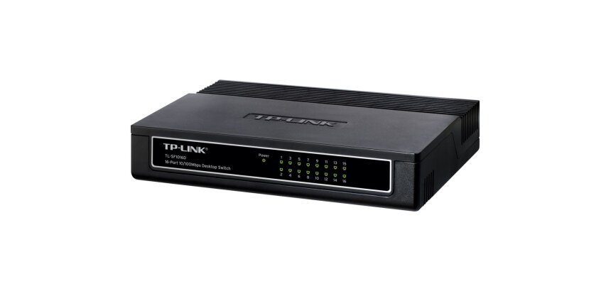TP-Link TL-SF1016D Non-géré Fast Ethernet (10/100) Noir