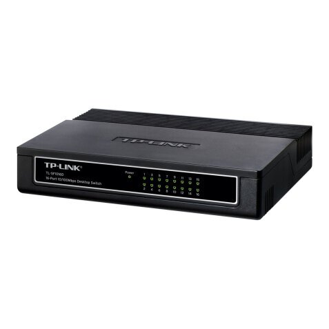 TP-Link TL-SF1016D Non-géré Fast Ethernet (10/100) Noir