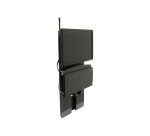Ergotron StyleView® Vertical Lift, High Traffic Areas 61 cm (24") Muur Zwart