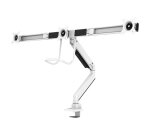 Neomounts NM-D775DX3WHITE Support d'écran à fixer 17-27" - ressort à gaz - Topfix - arrêt 180°