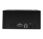 StarTech.com Station d'accueil USB 3.0 / eSATA pour 2 disques durs SATA III de 2,5 / 3,5 - Dock HDD / SSD avec UASP