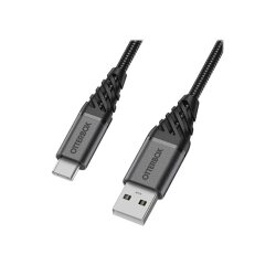 OtterBox Premium Cable USB A-C 2M, noir