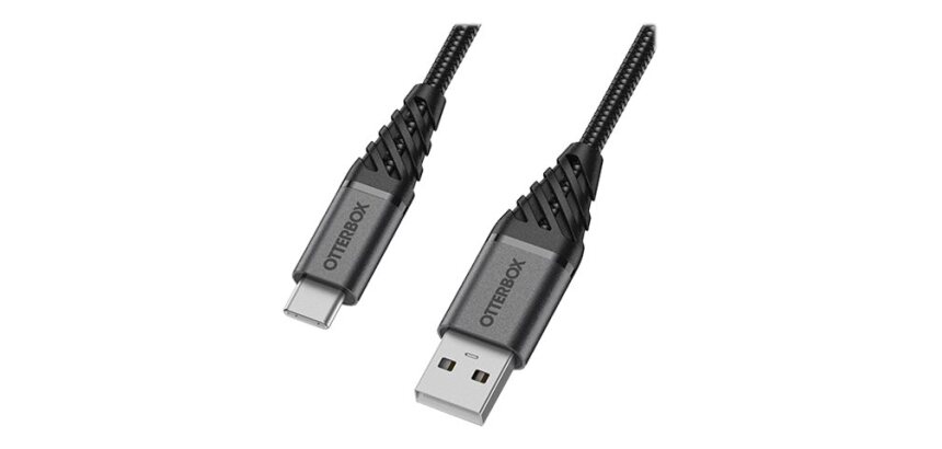 OtterBox Premium Cable USB A-C 2M, noir