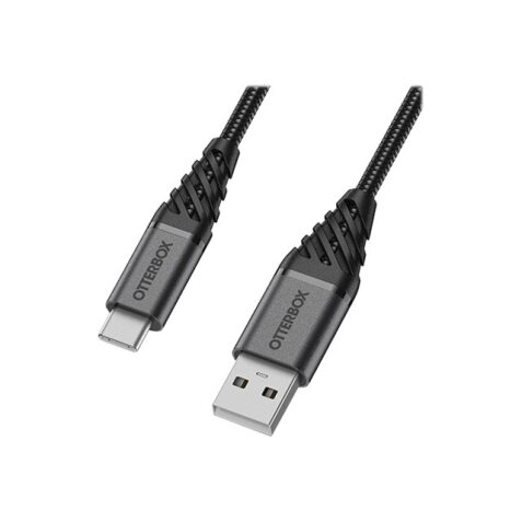 OtterBox Premium Cable USB A-C 2M, noir