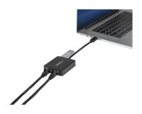 StarTech.com Adaptateur USB 3.0 à Double Port Gigabit Ethernet avec port USB - 10/100/100 - Adaptateur NIC Réseau USB Gigabit LAN