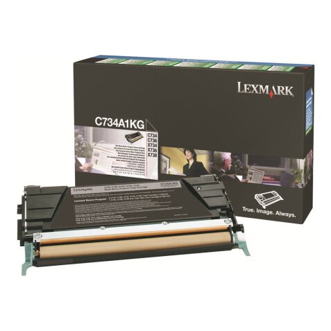 Lexmark - noir - original - cartouche de toner - LCCP, LRP