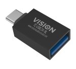Vision TC-USBC3A/BL changeur de genre de câble USB C USB 3.0 A Noir