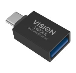 Vision TC-USBC3A/BL changeur de genre de câble USB C USB 3.0 A Noir