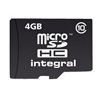 Integral INMSDH4G10-20V2 mémoire flash 4 Go MicroSD UHS-I