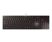 CHERRY KC 6000 SLIM Clavier filaire, noir, USB, AZERTY - FR