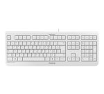 CHERRY KC 1000 Clavier filaire, blanc grisé, USB, AZERTY - FR
