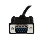 StarTech.com Câble Null Modem Croisé Série RS232 DB9 2 m - Noir