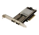 StarTech.com Carte réseau PCI Express à 2 ports fibre optique 10 Gigabit Ethernet avec SFP+ ouvert et chipset Intel