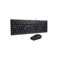 Lenovo 4X30L79921 clavier Souris incluse Universel USB QWERTY Anglais britannique Noir