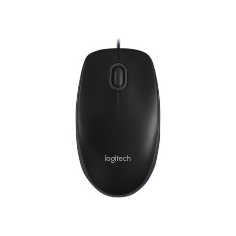 Logitech B100 souris Bureau Ambidextre USB Type-A Optique 800 DPI
