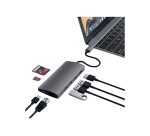 Satechi Multi-Port Adapter V2 Dock st. USB 3.2 Gen 1 (3.1 Gen 1) Type-C Gris
