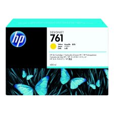 HP 761 cartouche d'encre DesignJet jaune, 400 ml