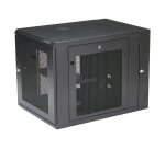 StarTech.com Armoire Réseau Murale à 4 Montants 12U avec Étagère 1U, Armoire Serveur Murale 19" à Charnières pour Équipement IT/AV/Électronique/Ordinateur, Armoire Rack Ventilée Flexible