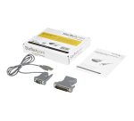 StarTech.com Câble adaptateur USB vers port série DB9 - DB25 avec adaptateur DB9 DB25
