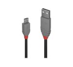 Lindy Câble USB 2.0 type A vers Micro-B, Anthra Line, 1m
