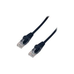 MCL 5m Cat6a U/UTP câble de réseau Noir U/UTP (UTP)