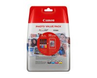Canon CLI-551XL C/M/Y/BK Photo Value Pack - 4er-Pack - Schwarz, Gelb, Cyan, Magenta - original - Tintenbehälter