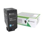 Lexmark - cyan - original - toner cartridge - LCCP, LRP, Lexmark Corporate