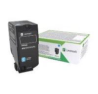 Lexmark - cyan - original - cartouche de toner - LCCP, LRP, Entreprise Lexmark