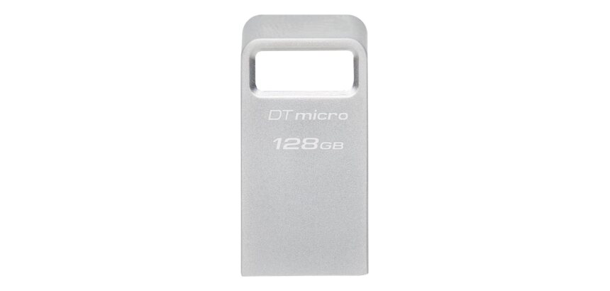 Kingston Technology DataTraveler 128 Go Micro 200 Mo/s Metal USB 3.2 Gen 1