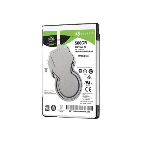 Seagate Barracuda 2.5" disque dur 500 Go 5400 tr/min 128 Mo 2.5" Série ATA III